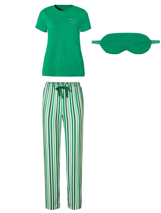 Женская пижама с маской для сна ESMARA  фото 15