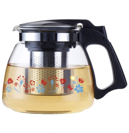 Чайник заварочный 900 мл из термост. стекла, п/у, арт. Z-4239