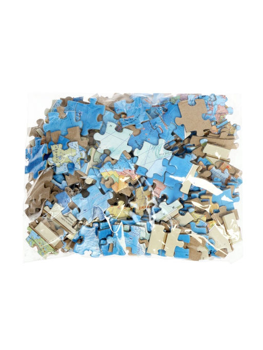 Подарок большой «Страны и флаги», пазл 260 деталей, атлас с наклейками + карточки