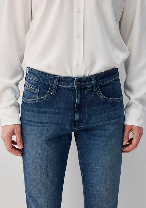 Marcus Lux Black Indigo Mavisi Jean Pantolon  фото 8