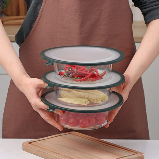 Вакуумная крышка для посуды Доляна, d=22,5 см, цвет зелёный  фото 7