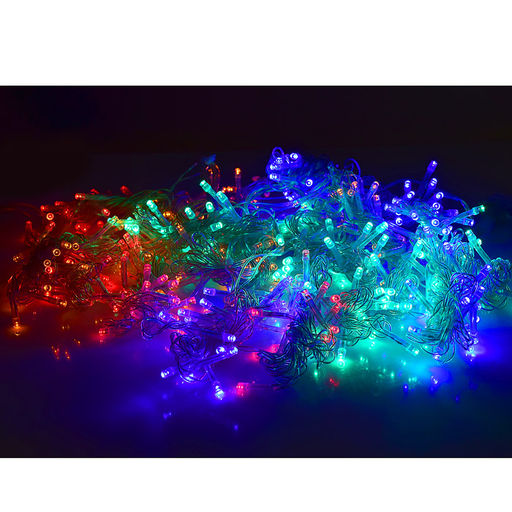 Электрогирлянда-занавес 6*3м, 640 ламп, цветная