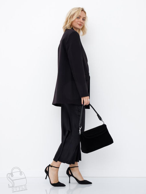 Сумка женская кожаная 0037VG black Vitelli Grassi