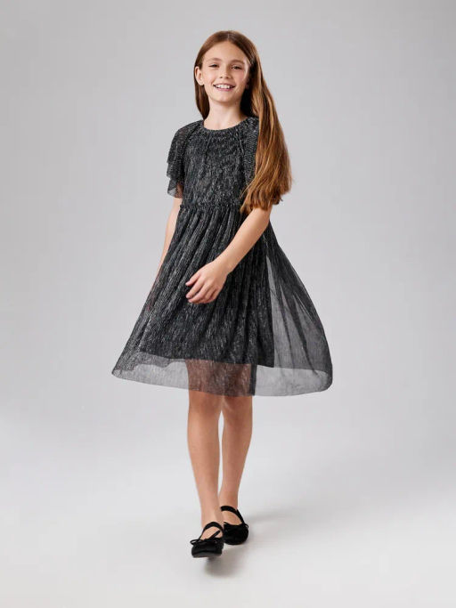 ACOOLA / Платье детское для девочек Lubava серебристый  фото 4