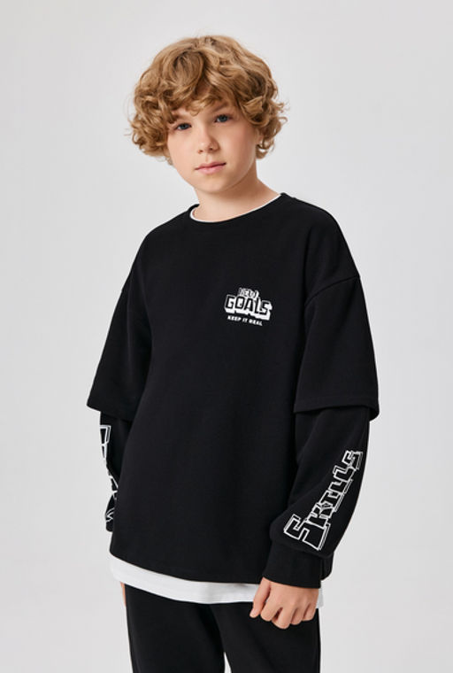 ACOOLA / Джемпер детский для мальчиков Snofrisk черный  фото 5