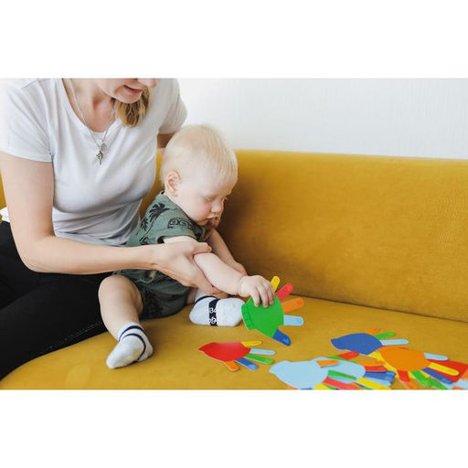 Развивающий игровой набор Ладошки 12 карточек+Задания, Крошка Я  фото 7