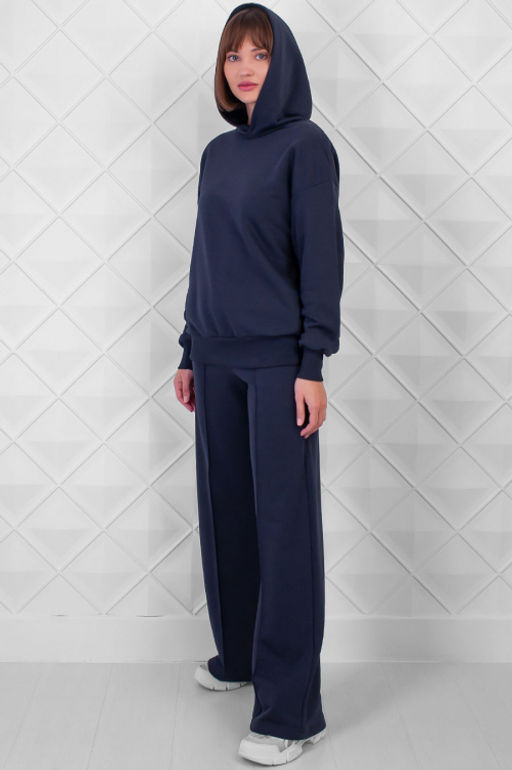 Арт. 2527/3 Костюм с брюками женский 44-52 (5 шт) Цвет:верх- антрацит, низ- антрацит - Калинка фото 11