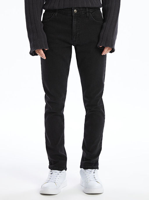 Slim Fit Erkek Jean Pantolon