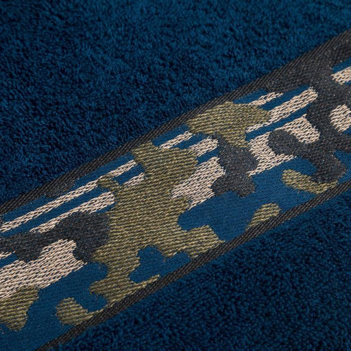 Полотенце махровое Love Life Милитари 70?130 см, цв. синий, 100% хлопок, 360 г/м?