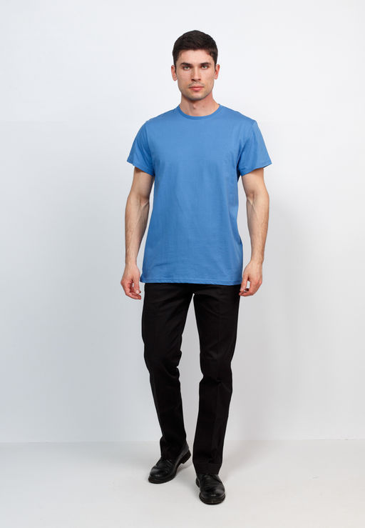 Футболка мужская короткий рукав GREG TS521 (джинс)  фото 4