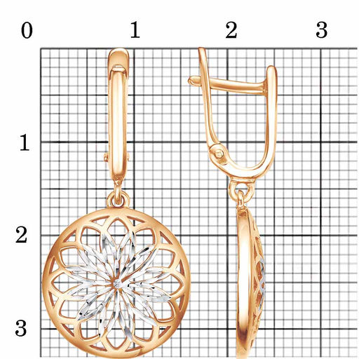 СЕРЬГИ 34013001-5 - Красная пресня фото 2