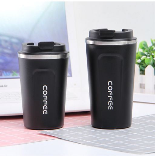 Термокружка из нержавеющей стали COFFEE, черная