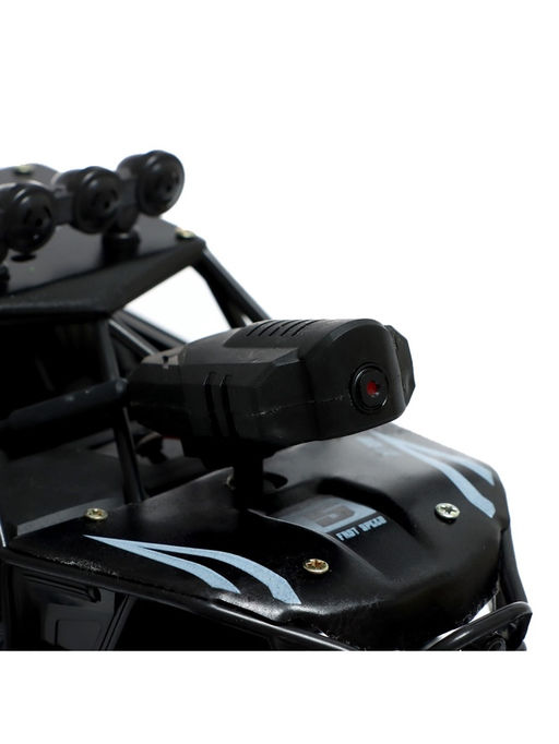 Машинка на пульте управления Вездеход с камерой, полный привод, Wi-fi, элементы из металла, цвет черный - Simaland фото 4