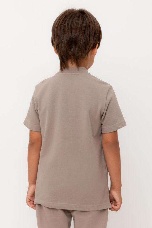 КР 302584/коричневый к554 фуфайка (футболка) для мал - Crockid фото 5