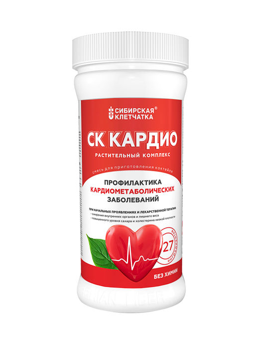 Клетчатка. Коктейль "СК Кардио", 400 г / Сибирская клетчатка