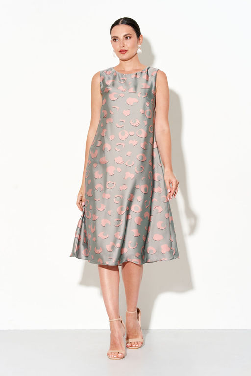 Платье Foxy Fox 1474 серо-розовый  фото 3