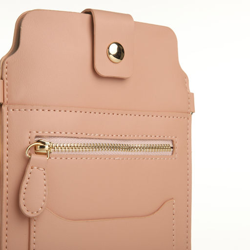 Сумка женская, кросс-боди, на магните, цвет розовый - Simaland фото 4