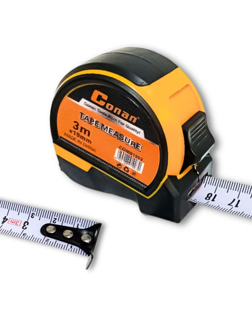 Рулетка Conan 3м*19мм метрическая COM91903 OLS-778-35
