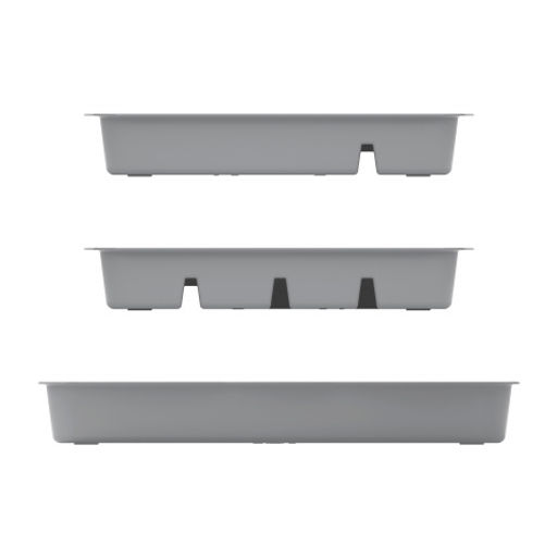 Цена за 2 шт. Лоток для столовых приборов (серый) М8517