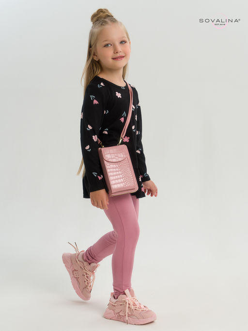 Костюм Алиса тюльпаны на черном-сухая роза - Sovalina фото 25