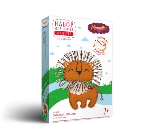 Набор для шитья Miadolla KD-0334 Львенок