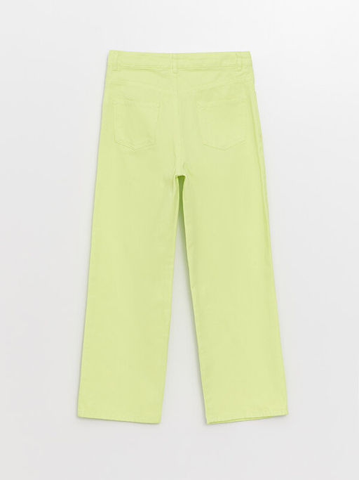 Basic Geni? Pa?a Gabardin K?z ?ocuk Pantolon - Waikiki фото 2