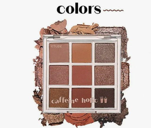 Палетка теней для век из 9 цветов Кофеин Холик - Play Color Eyes Caffeine Holic, 10 гр