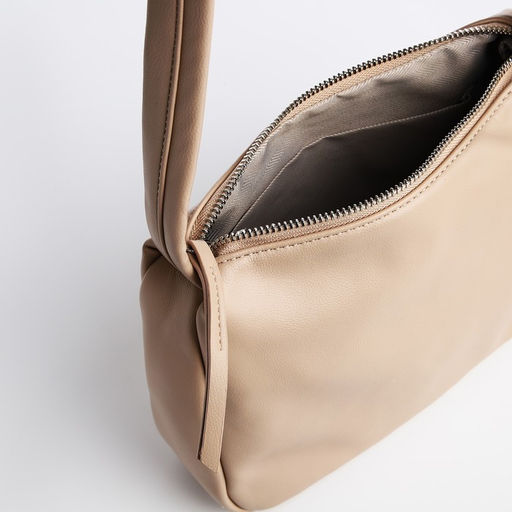 Сумка-саквояж на молнии, цвет бежевый - Simaland фото 5