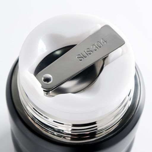 Термос для еды Мастер К, 500 мл, 1015.5 см, нержавеющая сталь, чёрный фото 5