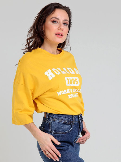 Футболка женская _ 12721/Holiday - F5 фото 4