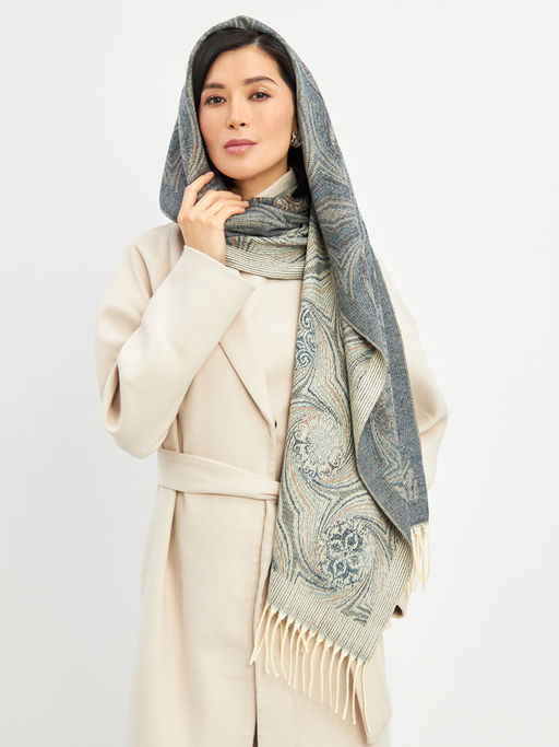 Палантин в составе шерсть и кашемир