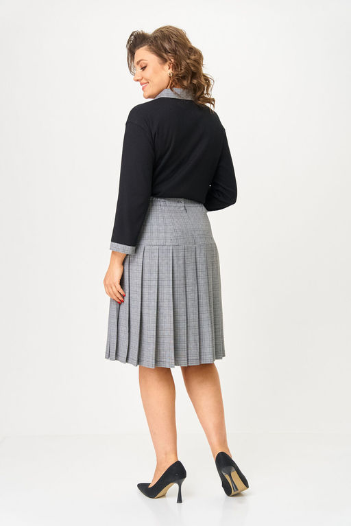 Костюм Svetlana Style 2134 черный+клетка
