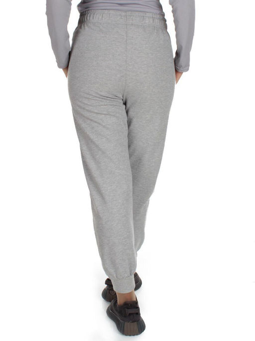 Q-02 GRAY Брюки спортивные женские (85% хлопок, 15% полиэстер)