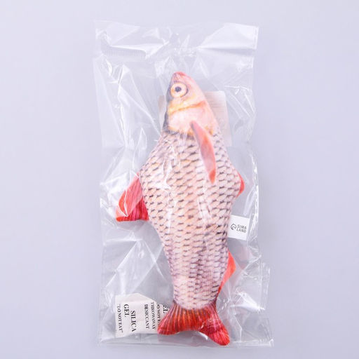 Игрушка для кошек с мятой Красноперка из текстиля, 20 см - Пушистое счастье фото 5