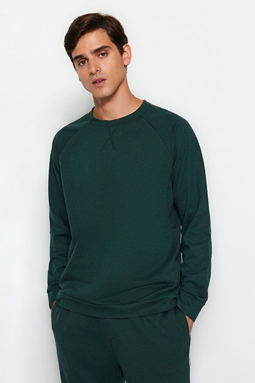 Ye_il Erkek Regular Fit Pijama Tak_m_ TMNAW22PT0510 - Trendyolmilla фото 2