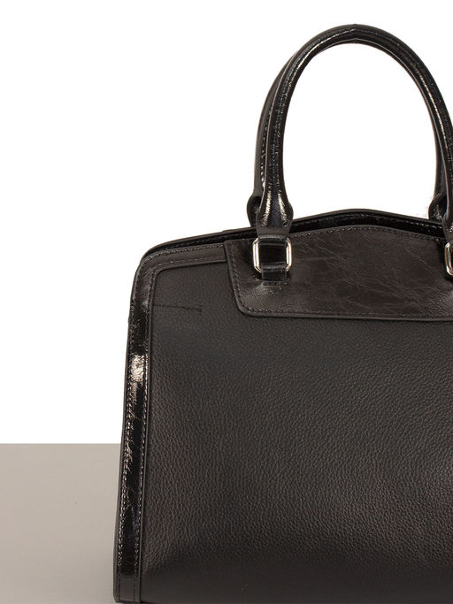 LACCOMA сумка TH1181-1-черный натуральная кожа полиэстер фото 3