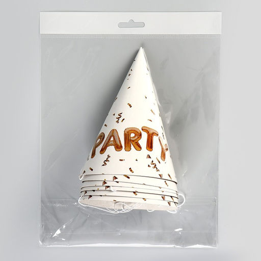 Колпак бумажный на день рождения Party, 6 шт.