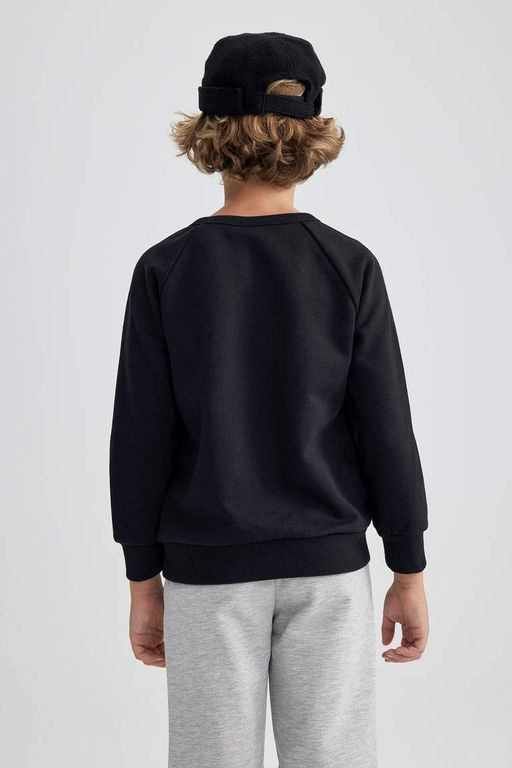 Толстовка для мальчиков с круглым вырезом - Defacto фото 4