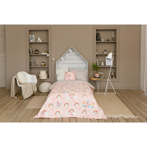 Покрывало детское Этель 1,5 сп Pink Rainbow, 145х210 см, 100% хлопок  фото 5