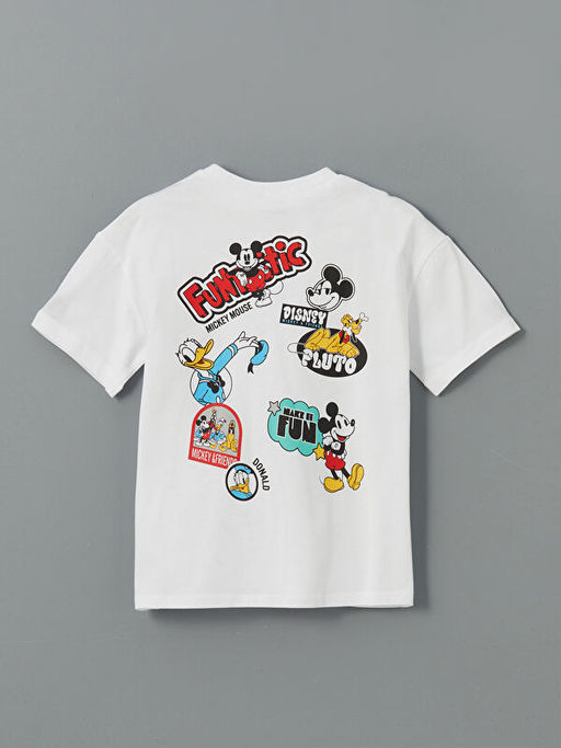Mickey Mouse Bask?l? Erkek ?ocuk Ti??rt