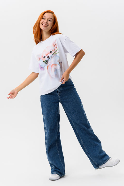 8511 Футболка женская оверсайз - Натали фото 3