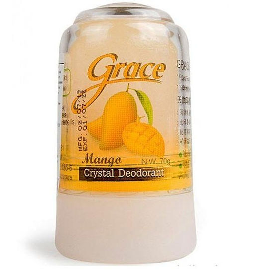 Grace Natural Deodorant Mango, 70g - Дезодорант минеральный кристаллический Манго
