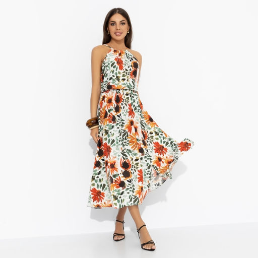 Сарафан из вискозы Внезапное свидание (яркая)