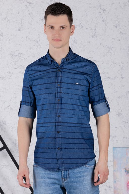 рубашка 
 17.2456-LACIVERT - Tricko фото 3