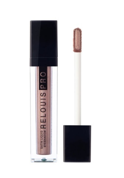 RELOUIS Тени жидкие сатиновые Satin Liquid Eyeshadow т.22 Bronze NRose