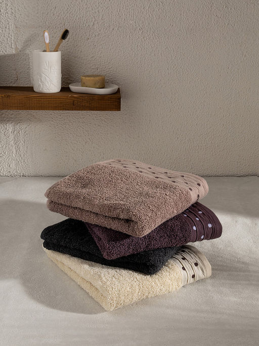 Полотенце для лица 50x90 молочный махровая ткань - Lucky фото 8