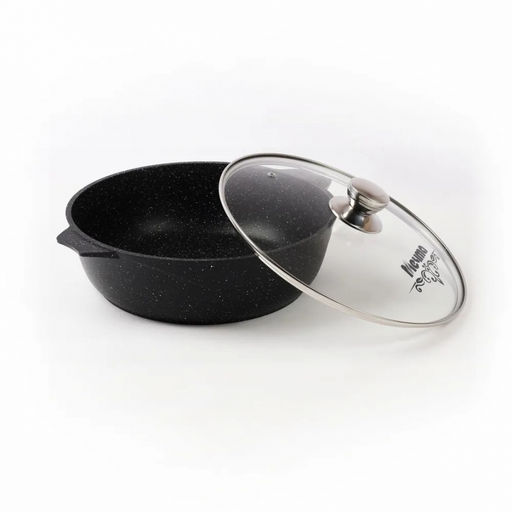 ГРАНИТ BLACK Жаровня 4,0 л, арт. 34802