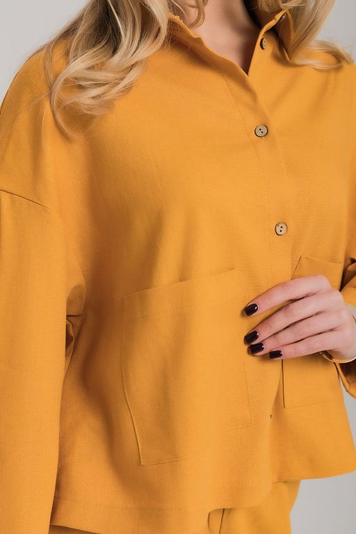 Костюм М325030а горчичный - Елена фото 6