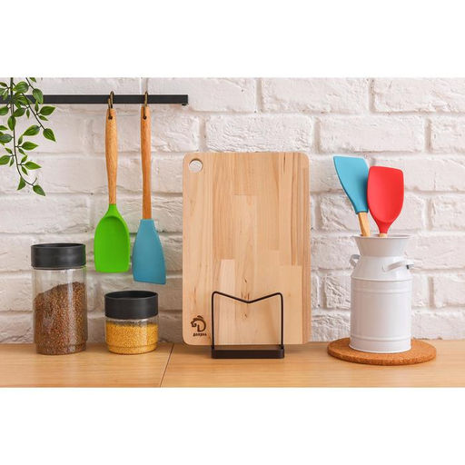 Доска разделочная деревянная с канавкой, 33221,5 см, берёза - Доляна фото 10