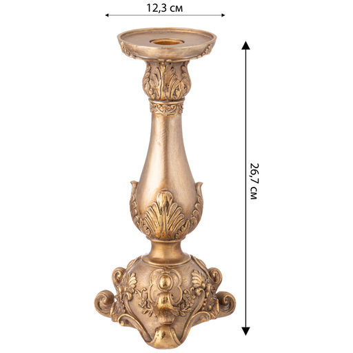 ПОДСВЕЧНИК КОЛЛЕКЦИЯ РОКОКО, 12,3*26,7*12,3CM - Lefard фото 3